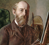 Self-portrait of the artist William Hind