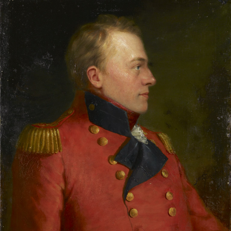 Painting in colour of Major-General Sir Isaac Brock